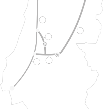 Mapa de acessos